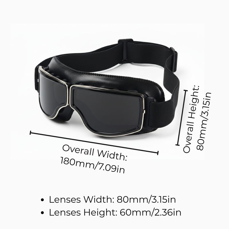 Vintage Classic Motorcycle Goggles