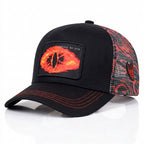 Cartoon Mesh Snapback Cap