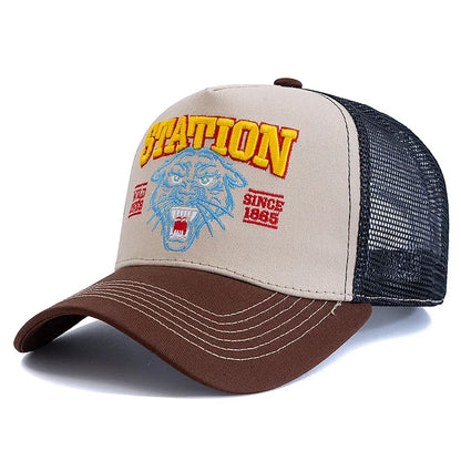 Tiger Head Trucker Cap