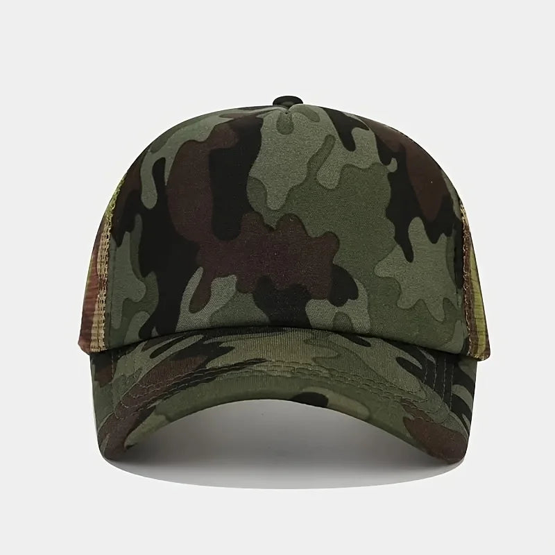 Camo Mesh Trucker Cap