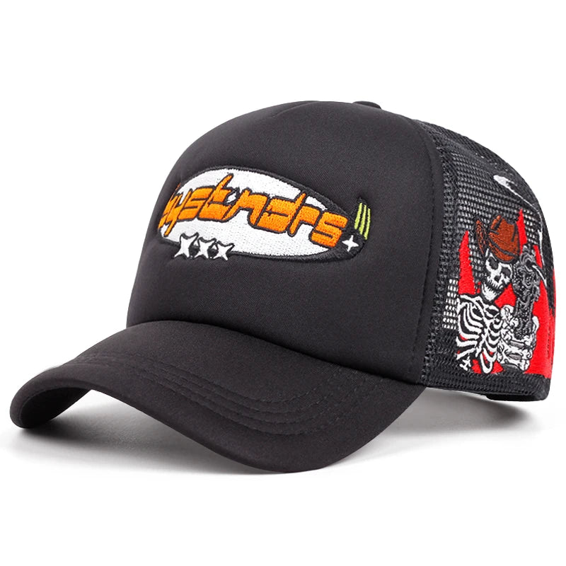 Skeleton Star Snapback Cap