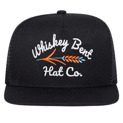 WHISKEY BENT Embroidered Mesh Snapback
