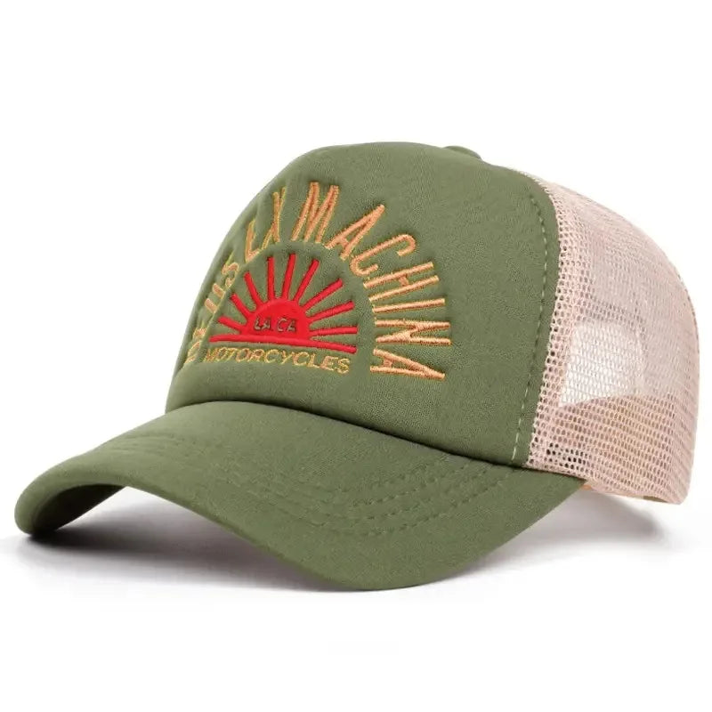 Color Block Trucker Cap