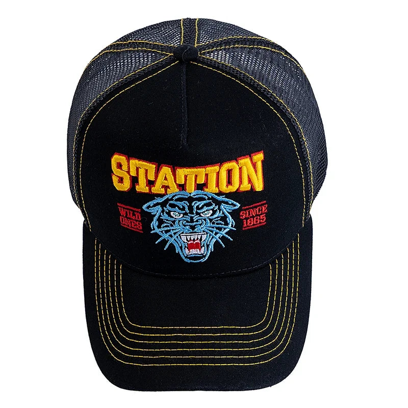 Tiger Head Trucker Cap