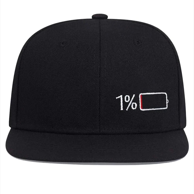 Battery Embroidered Hip-Hop Snapback