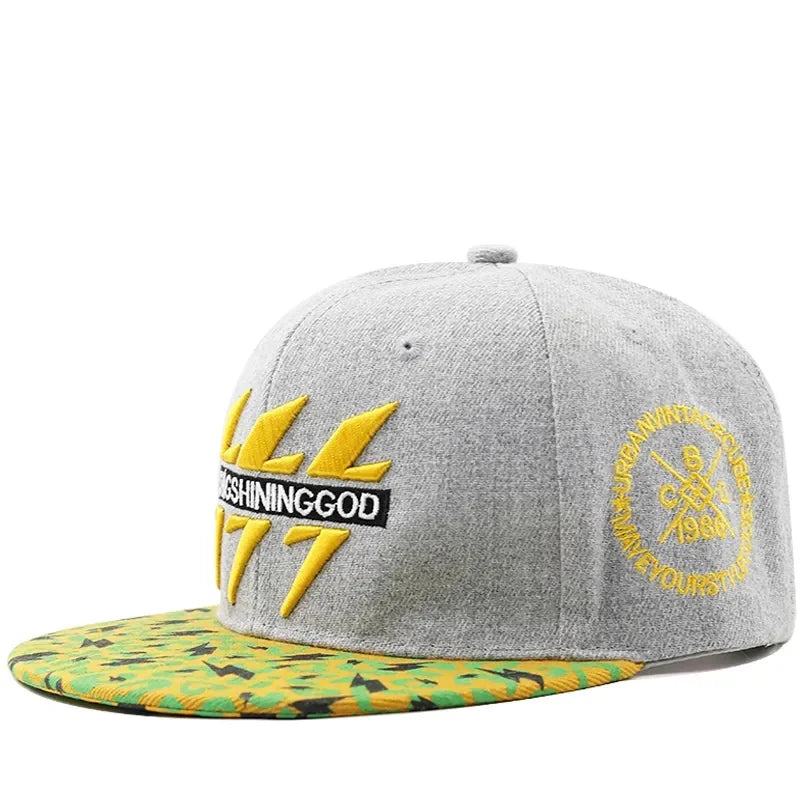 3D Embroidered Hip-Hop Snapback
