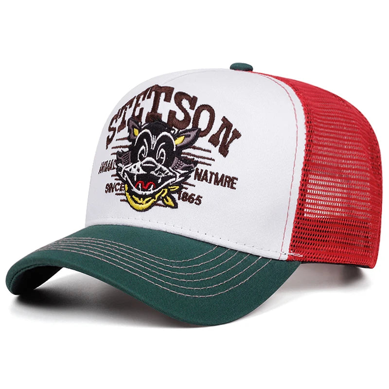Cartoon Cat Trucker Cap