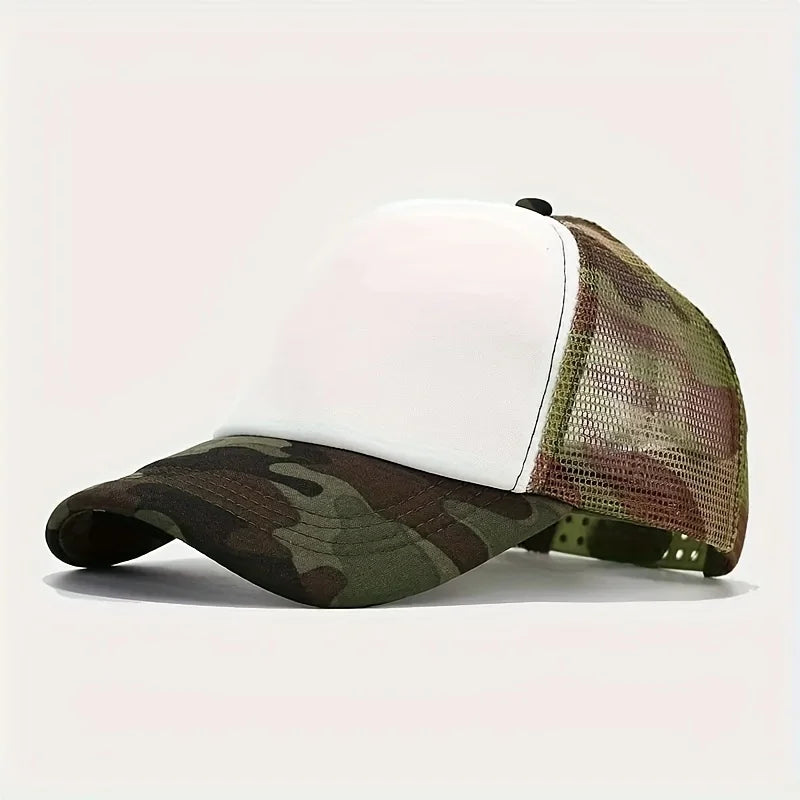 Camo Mesh Trucker Cap