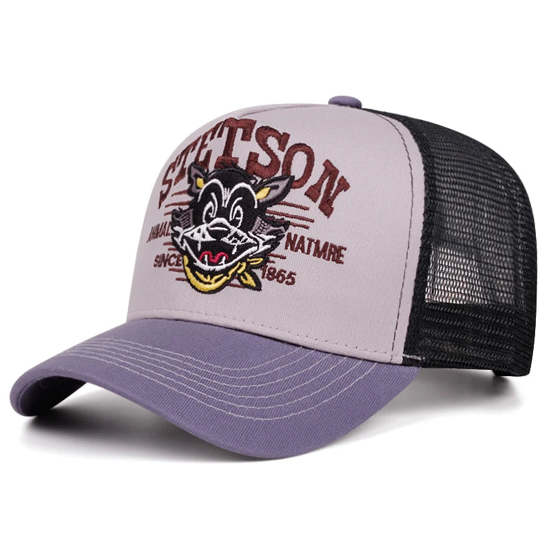 Cartoon Cat Trucker Cap