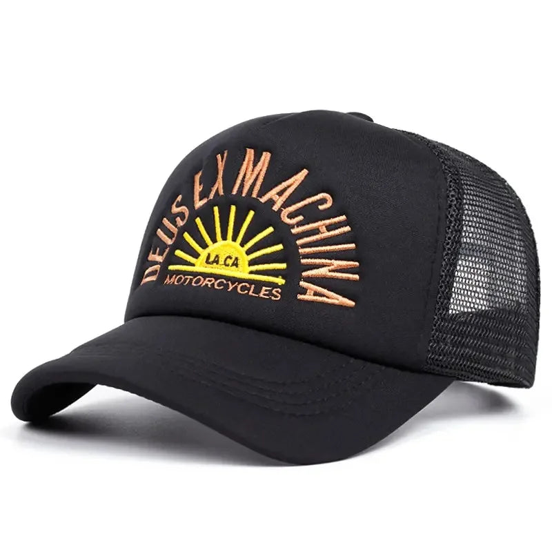 Color Block Trucker Cap