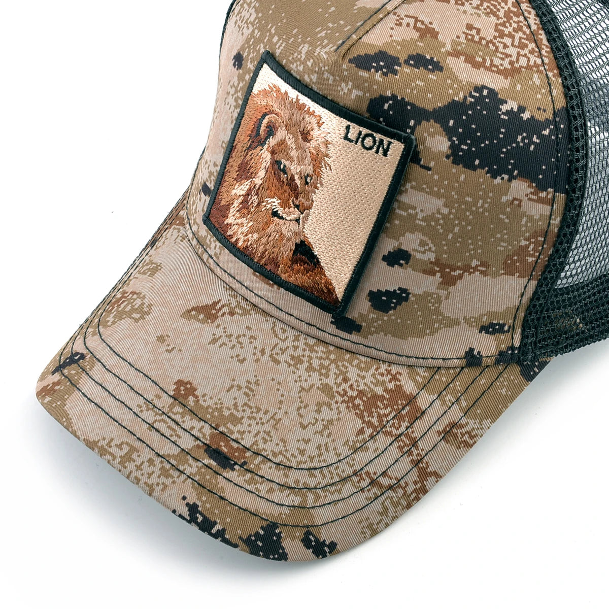Camo Lion Trucker Cap