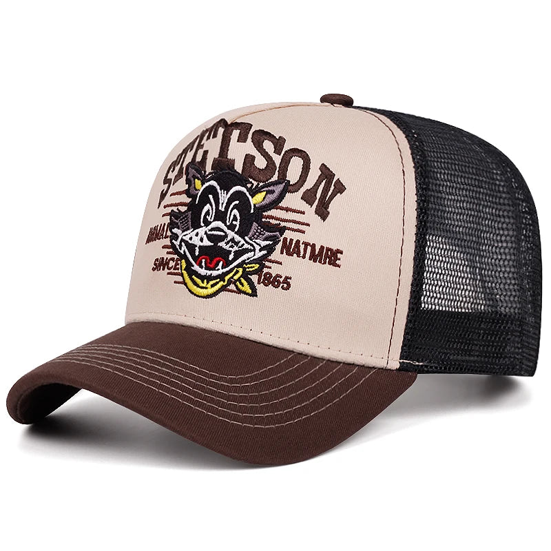 Cartoon Cat Trucker Cap
