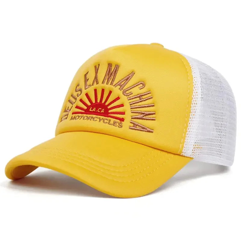 Color Block Trucker Cap