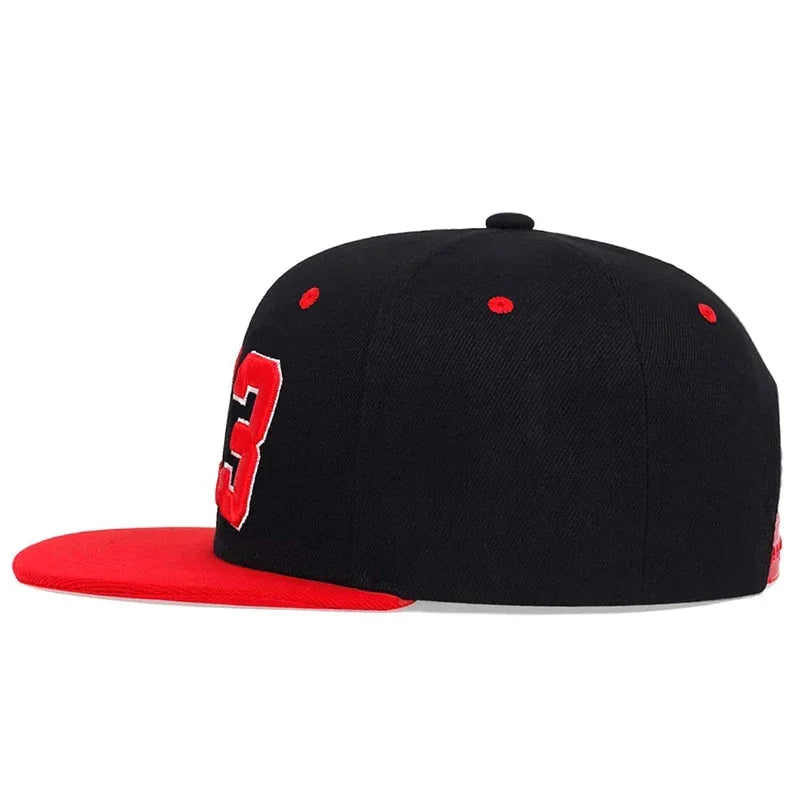 23 Letter Embroidered Hip-Hop Snapback