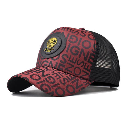 Retro Mesh Snapback Cap