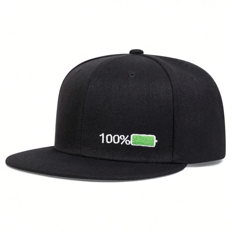 Battery Embroidered Hip-Hop Snapback