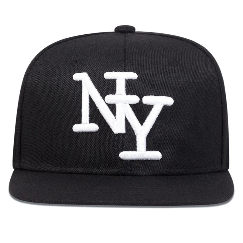 Letter Embroidered Hip-Hop Snapback