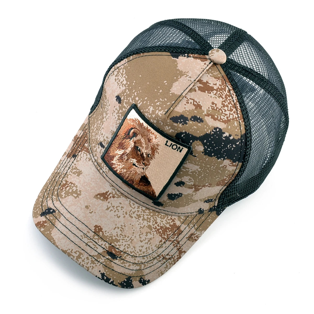 Camo Lion Trucker Cap