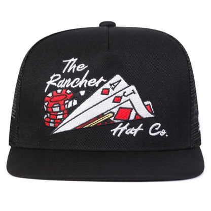 Poker Embroidered Mesh Snapback