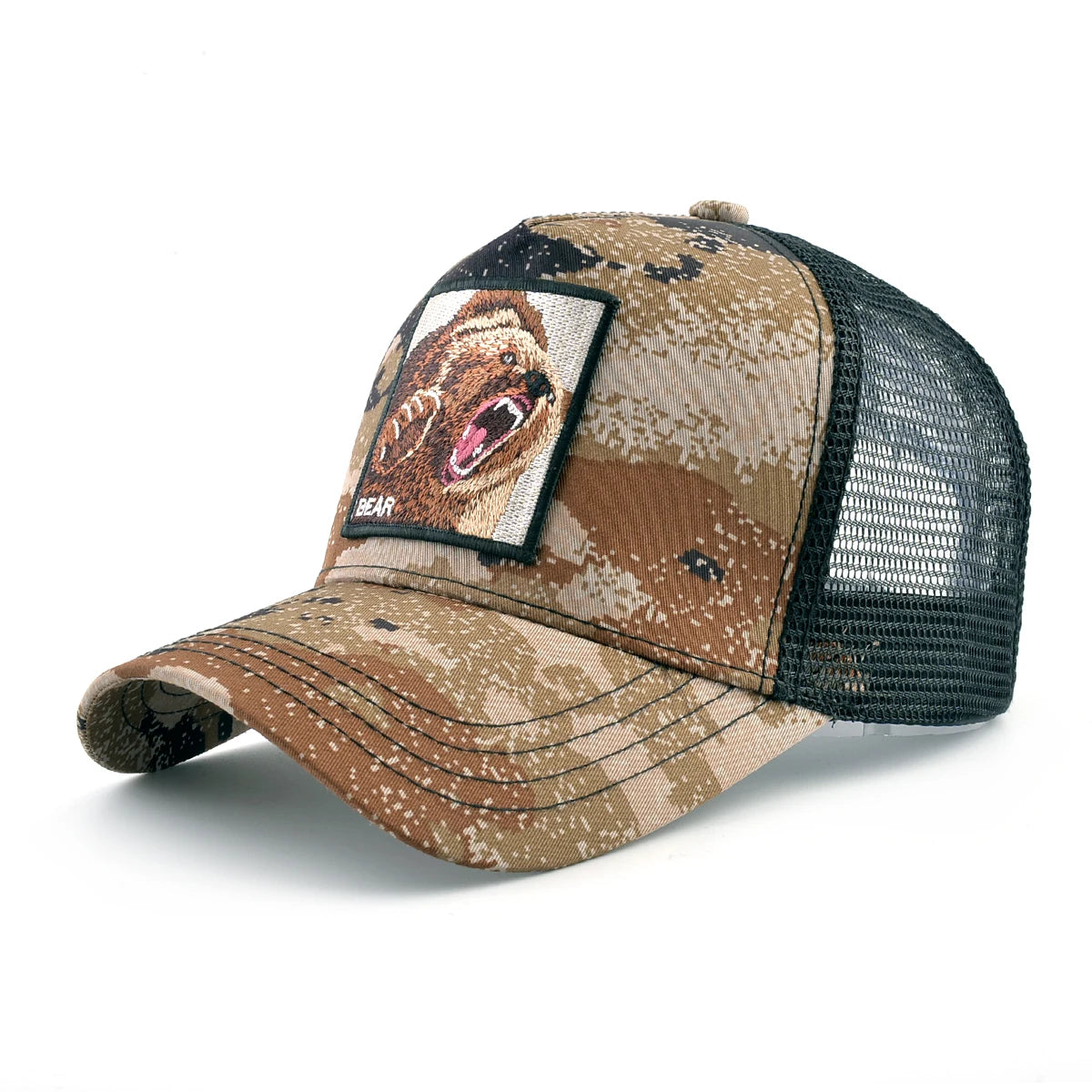Camo Lion Trucker Cap