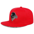 Masked Embroidered Hip-Hop Snapback