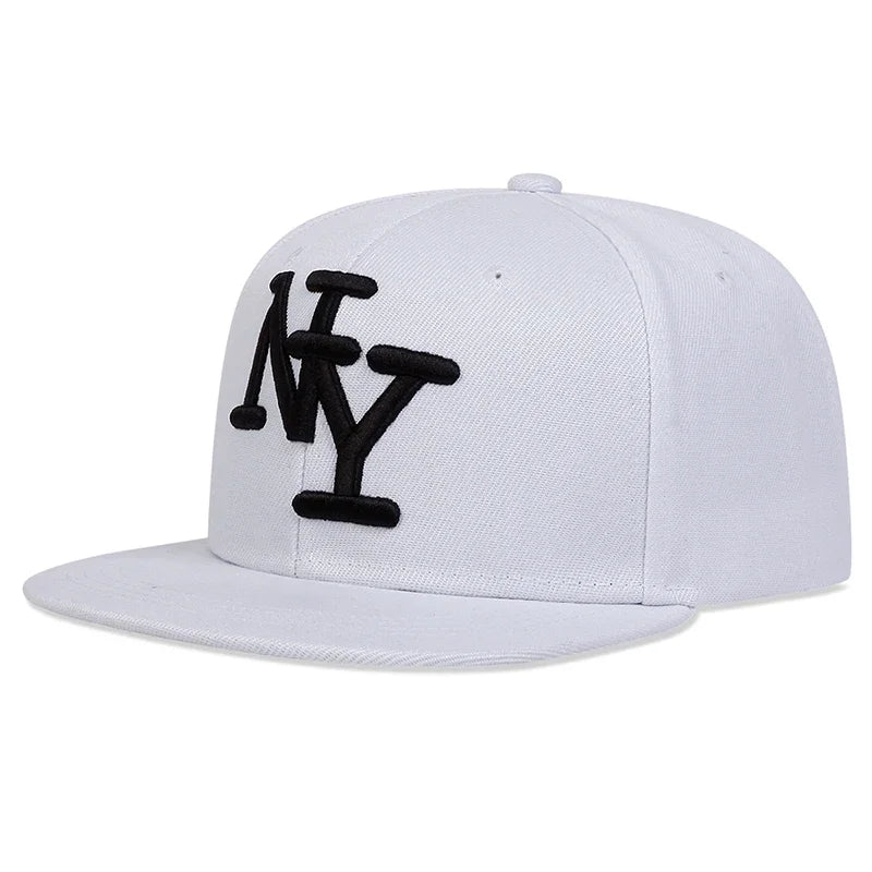 Letter Embroidered Hip-Hop Snapback
