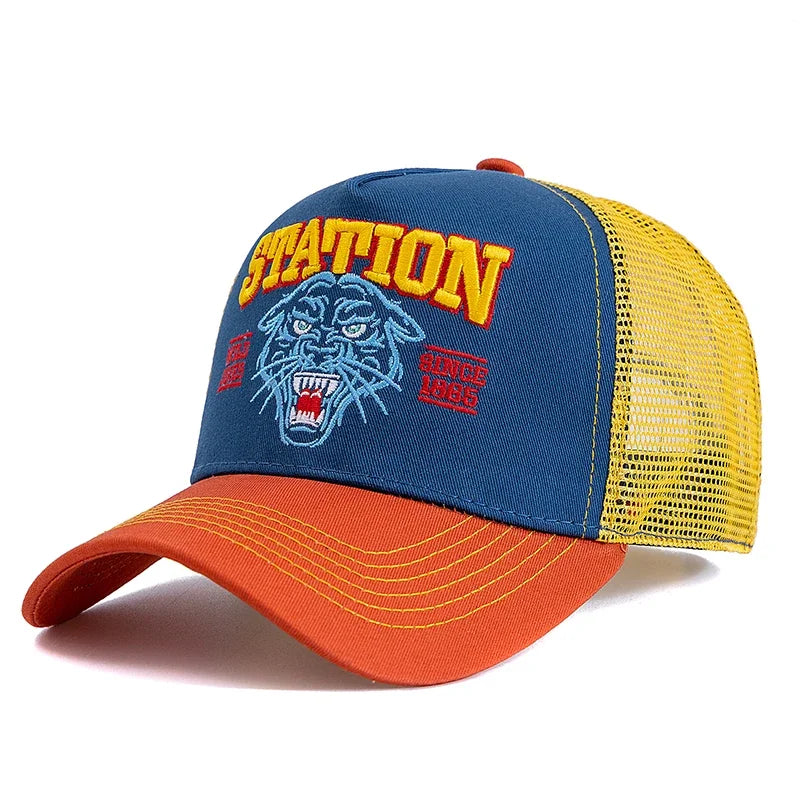Tiger Head Trucker Cap