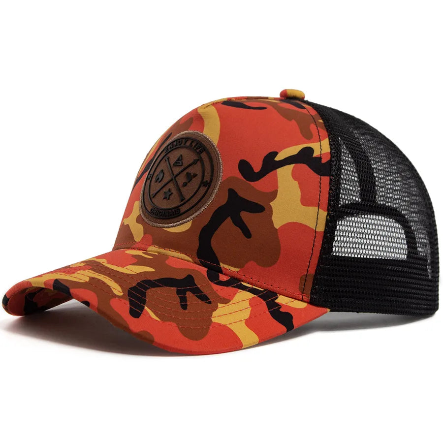 Enjoy Life Camo Snapback Cap