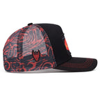 Cartoon Mesh Snapback Cap