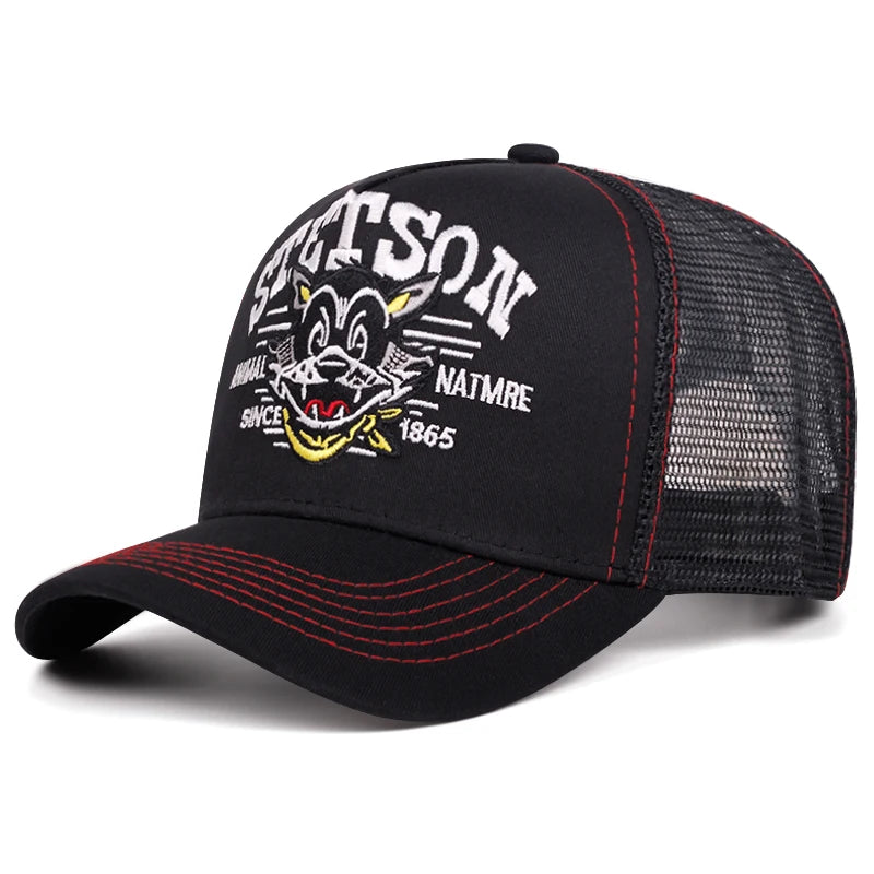 Cartoon Cat Trucker Cap
