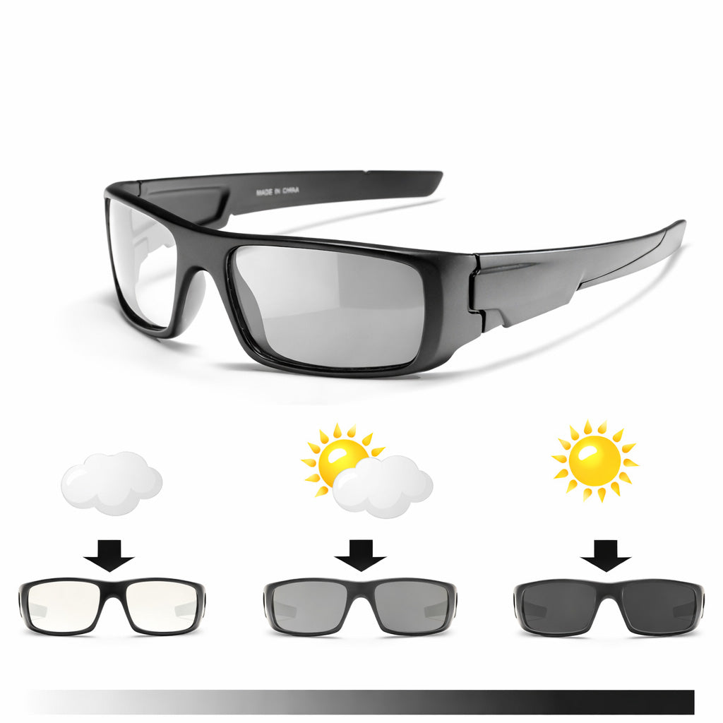 ShadowShift Photochromic Biker Sunglasses