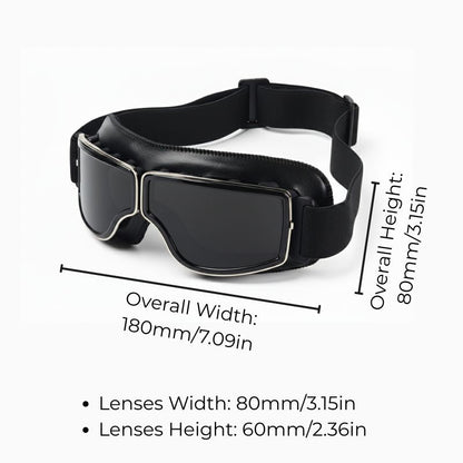 Vintage Classic Motorcycle Goggles